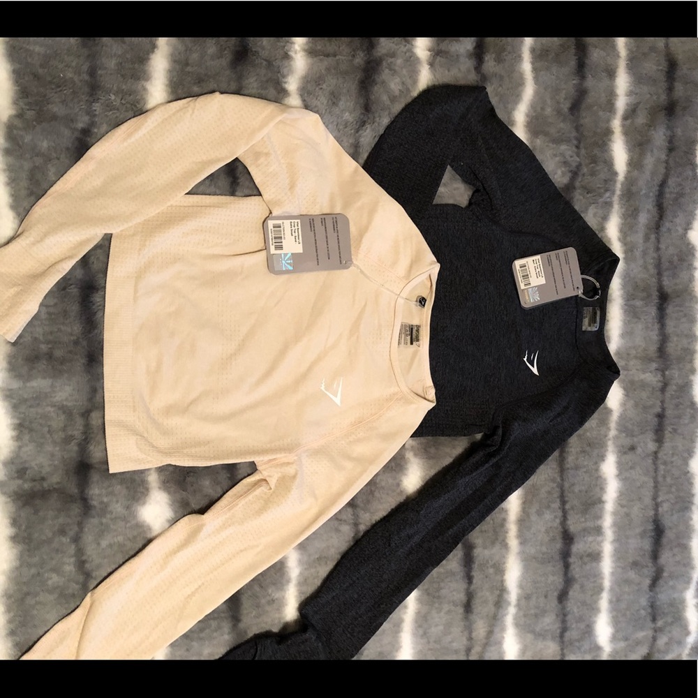 Gymshark seamless long sleeve crop top